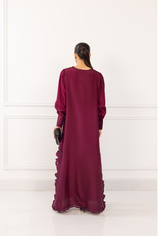 Rosalia Plum Kaftaan